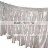 Satin Table Skirting Table Skirts Cover Table Linen