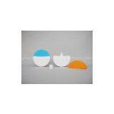 Cream Jar With Two Apartment