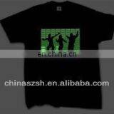 Light up 100% Cotton China LED T-shirt for Party Wear