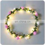 New Arrive Flashing Foam Hair Accessories Led Wedding Flower Crown
