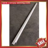 Back frontal alu aluminum Aluminium Profile bar connector for window door diy awning canopy pc polycarbonate