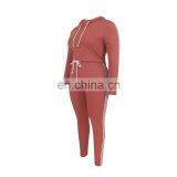 Women Autumn Fashion Wholesale Custom Outfits Fitness Jogging Plus Size Two Piece Set thumbnail-6
