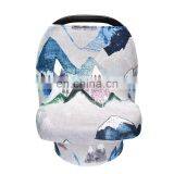 Classic Design Stretchy Car Seat Cover Baby Carseat Canopy Privacy Breastfeeding Cover Shopping Cart Cover thumbnail-2