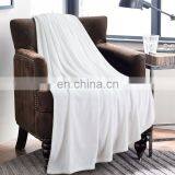 All Season Flannel Fleece Plush Throw Velvet White Blanket for Bed Sofa Car thumbnail-1