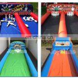 Outdoor Sports 3m Inflatable Human Size Bowling Game Equipment Set 2 Player Used Inflatable Bowling Lanes For Sale thumbnail-4
