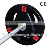 China Factory Price Weight Lifting Iron Rubber Weight Plate/barbell Plate thumbnail-5