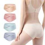 Pregnant women's underwear, low waist, early, middle and late pregnancy, general cotton crotch, antibacterial plus size shorts, inner wear women