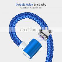 2020 New Product Hot Wholesale Flowing Light Magnetic Charging Cable Cellphone Fast Micro USB Cable Charger Data Cable Line thumbnail-5