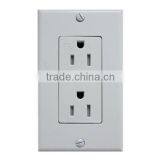 Duplex Decora Receptacle , 15A 125V , Tamper Resistant , UL&CUL
