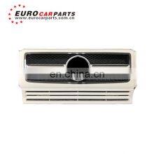 W463 Gclass G500 G550 G350d to G63 G65 Center 1990-2018y ABS Material Grills Car Bumper Grille Car Mesh Grill thumbnail-4