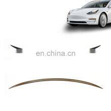 Abs Waterproof Design Car Rear Window Roof Spoiler For Tesla Model 3 2017-2019 thumbnail-4