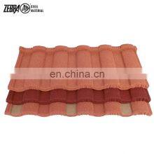 Nigeria Market Stone Coated Steel Roman Green Metal Roofing Tiles thumbnail-5