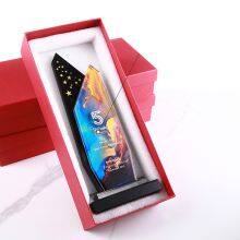 New Arrival Crystal Trophy Custom Content High Standard K9 Crystal Color is Rich Business Gift Crystal Glass Trophy thumbnail-5