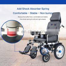 Electric Wheelchair Cushion With Pu Dly Seat Painting Oem Steel Powder Folding Material Therapy thumbnail-2