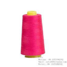 For Hat , Tape , Sweaters 100% Spun Polyester Colorful Polyester Sewing Thread