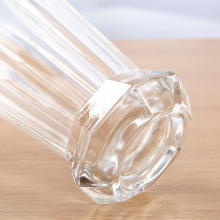 Factory Cheap Wholesale Simple Unique Designed Style Thick Glass Machine Made Vase For Home Decoration thumbnail-3