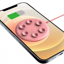 Dropshipping Sucker Wireless Charger Built in Cable Fast Charging for Iphone Samsung Universal Portable Charger Wireless 15W thumbnail-3
