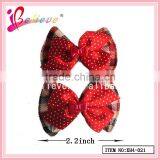 Handmade Claw Clip Hair Bow,2.2 Inch Mini Ribbon Bow Baby Hair Accessories thumbnail-4