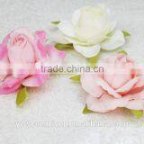 Bright Pink Simulation Edge Rose 8 cm Flower Heads Artificial Silk Cloth DIY Wedding Flowers Direct Selling Small Wholesale thumbnail-2