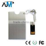 Metal Usb Flash Drive Card Print Your Logo for Wedding Gift