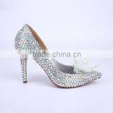 Gorgeous Bridal Wedding Shoes Sexy Women Pumps Lady Women High Heels Shoes With Strass thumbnail-3