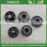 Wholesale High Quality 19mm Antique Brass Metal Snap Button for Leather 888