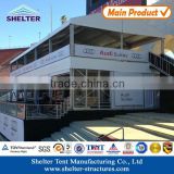 2014 new design double decker tent,two layers tent for outdoor event