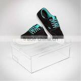 Clear Drop Front Acrylic Shoe Box Display With Lid thumbnail-4