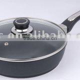 28cm Die Cast Aluminium Deep Fry Pan With Induction Bottom thumbnail-1