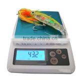 CHSQUID2 Hard Body Octopus Lure With Pvc Skirts Trolling Lure for Sea Fishing thumbnail-6