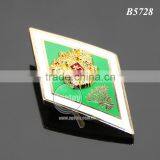 High Quality University School Russia Moscow Uniform Label Pin Gold Eagle Souvenir Emboss Metal Safety PIn Badge thumbnail-1