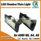 CANBUS LED Number License Plate Light for AUDI TT Q5 A4 A5 S5