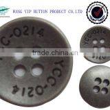 16mm Wholesale Good Quality Metal Four Holes Coat Engraved Sewing Button
