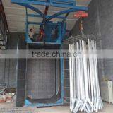 Double Hook Hanger Hoisting Type Sand Blasting Machinery/Wheel Blasting Machine thumbnail-3
