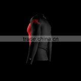 Polyester Spandex Long Sleeves Mad Scientists Compression Shirt/Rash Guard With Club Logo Player Name and Numbers at Sleeves thumbnail-4