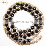 Shinning Glossy Peal Belly Dance Chain Belt thumbnail-3