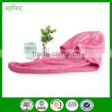 Microfiber Hair Drying Towel Turban Towels Wrap for Women thumbnail-5