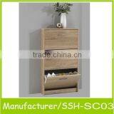 Melamine Shoe Rack MDF Shoe Cabinet Wooden Shoe Cabinet thumbnail-1