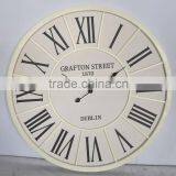 120466-Antique Imitation Round Metal Wall Clock
