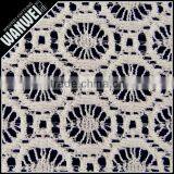 6 Discount Hot Sales High Quality Heavy Fabric Big Lace Design Multi Color White and Pink Guipure Long Dress Lace 7055 thumbnail-3