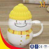 Snowman Christmas Gits China Cup Mugs Handle Creative Eco-friendly Rubber thumbnail-3