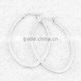 316L stainless steel hoop earrings