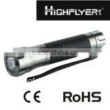 Supply High Quality C Size Battery 3 Watt Portable Flashlight Torch With Rubber in the BodayLFL1160
