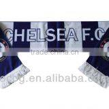 2016 Good Quality Knitted Scarf Soccer With Jacquard Logo