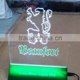 Acrylic Led Lighted Sign Holder With Base, Acrylic Sign, LED Acrylic Sign Holder thumbnail-5