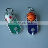 1led Keychain Light With Football