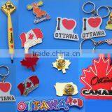 Canada Maple Lapel Pins, Canada Rectangle Flag Metal Badge thumbnail-5