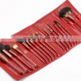 Superior Quality Crocodile Pattern 15pcs Red Up Brushes thumbnail-5