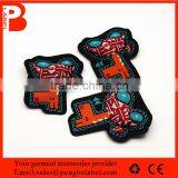 Custom Satin Woven Label / Centerfold Woven Label for Shoes thumbnail-6