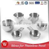 High Quality Food Metal Stainless Steel Measuring Cups 6 Pcs Quality Choice Supplier's Choice thumbnail-4